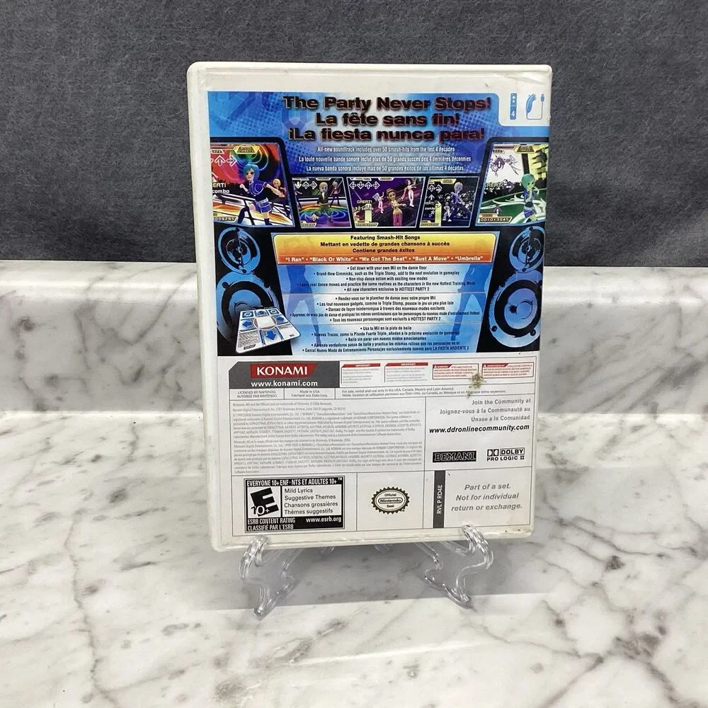 Dance Dance Revolution Hottest Party 2 Nintendo Wii